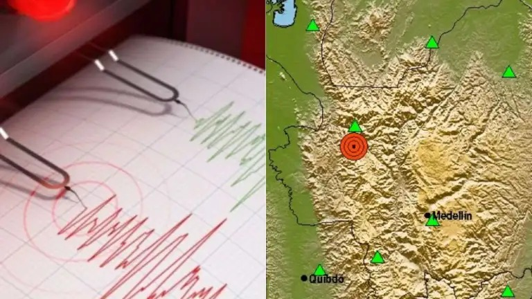 Tres temblores sacudieron Colombia en la madrugada de este domingo 14 de septiembre