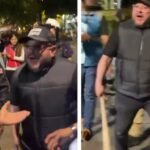 Con un bate, concejal se enfrentó a manifestantes pro Palestina que trataron de vandalizar un McDonald’s en Medellín